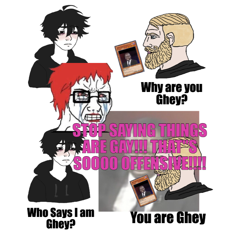 why are you SO Ghey?